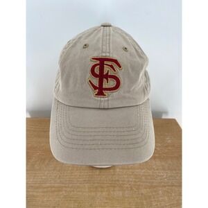 Captivating Headgear FSU Florida State Seminoles Noles Khaki Dad Hat Cap